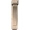 Ekena Millwork Thorton Craftsman Smooth Bracket w/ Offset Brace, Douglas Fir, 5 1/2"W x 18"D x 26"H BKT0604X18X26THR04SDF - alternate 3